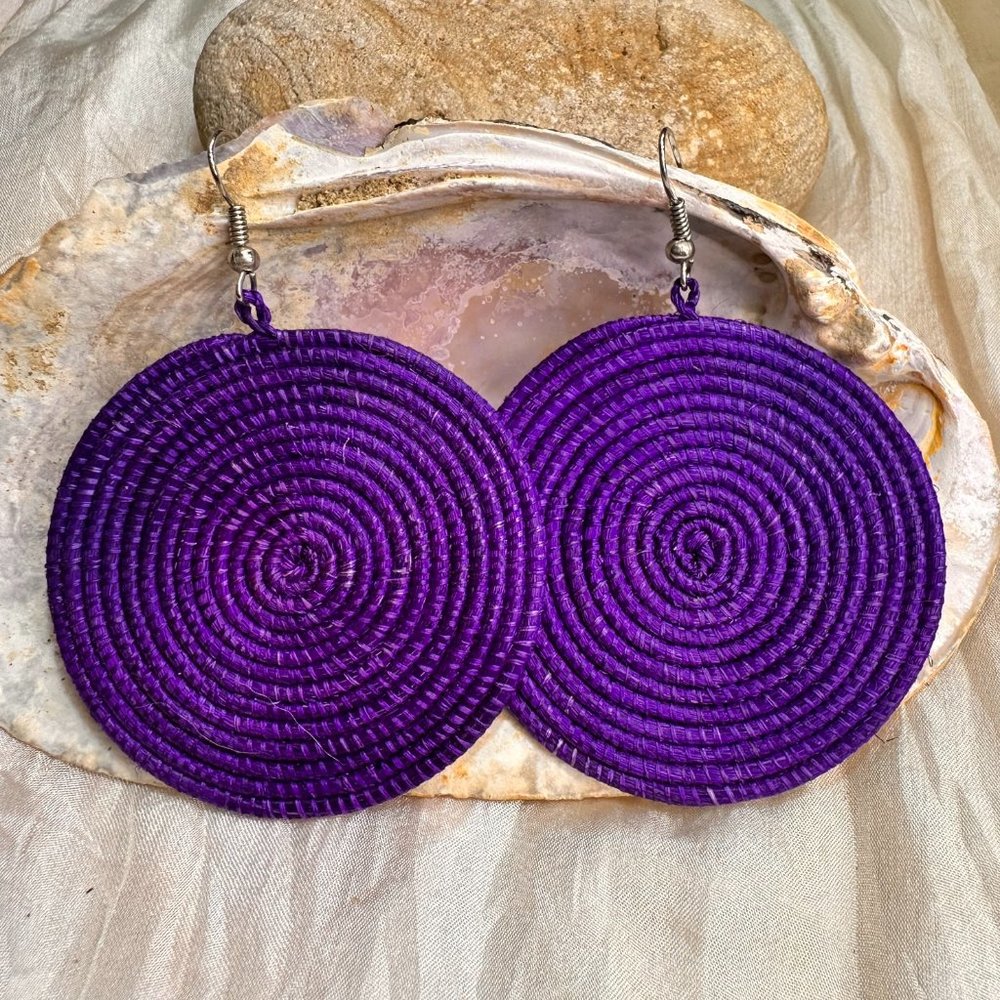 Tribal Coloured Earrings - 6 pairs - Picture 6 of 7